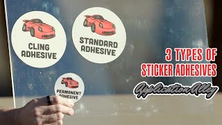 What Are The Different Types of Sticker Adhesives?