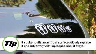How To Install The Flip Flop Family Stickers