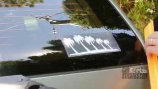 How To Install The Palm Tree Family Stickers