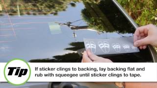 How To Install The Sandals Family Stickers