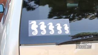 How To Install The Seahorse Family Stickers
