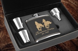Personalized Flask Gift Set