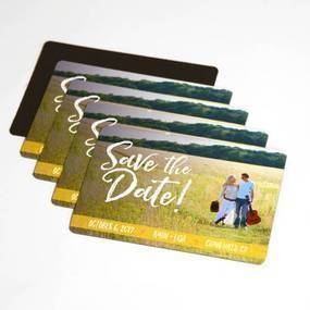 Save the Date Custom Rounded Rectangle Magnet