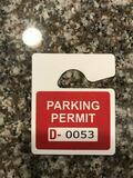 Asser's review of Custom Standard Hang Tag Parking Permit