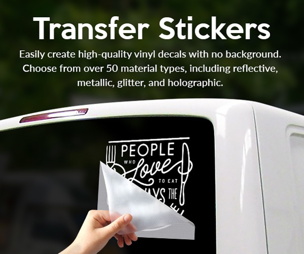 Transfer Stickers Banner M