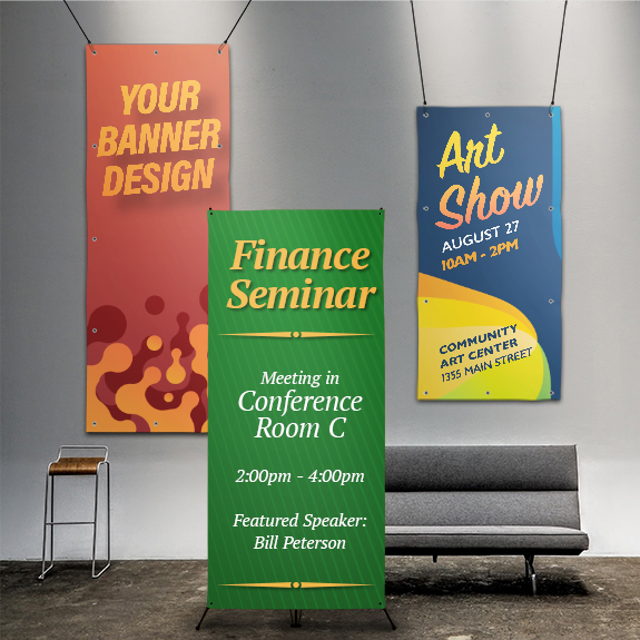 Custom Vertical Banner