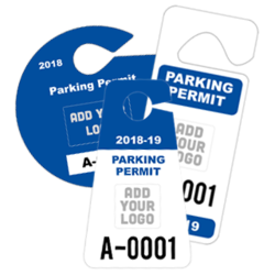 Hang Tag Parking Permits With Your Logo
