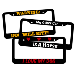 Animal and Insect License Plate Frames
