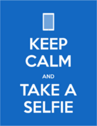 Keep Calm And Take A Selfie Sticker