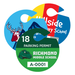 Circle Hang Tag Parking Permits