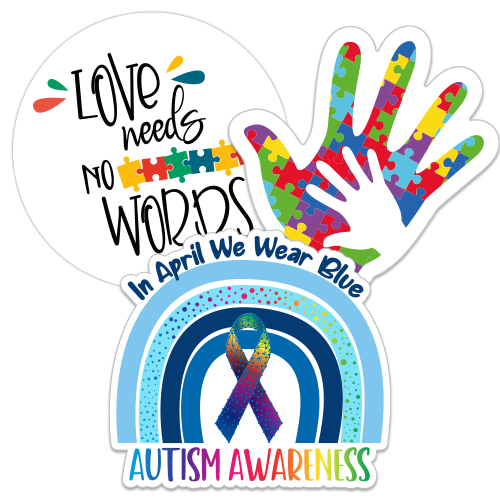 Autism Awareness Stickers
