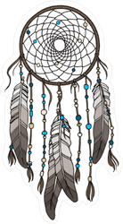 Native American Indian Dream Catcher Sticker
