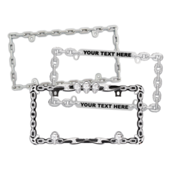 Skulls and Chains License Plate Frames