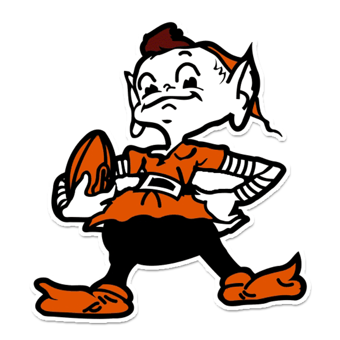 Cleveland Browns NFL Logo Sticker