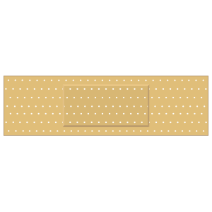 Rectangular Band Aid Bandage Sticker