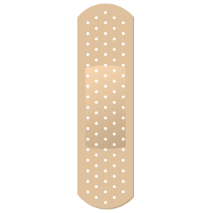 Simple Band Aid Bandage Sticker