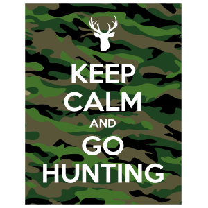 Keep Calm And Go Hunting Magnet