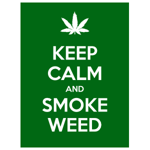 Keep Calm And Smoke Weed Magnet