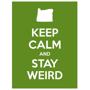 Keep Calm And Stay Weird Magnet