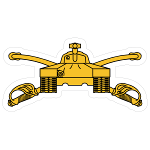 Army Armor Branch Emblem Sticker