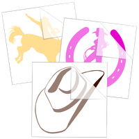 Cowboys, Cowgirls & Rodeo Stickers