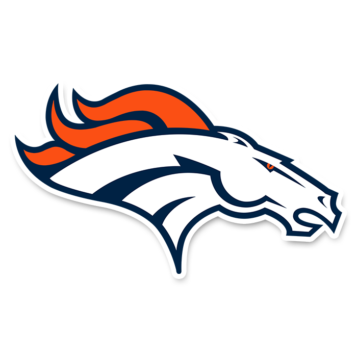 Denver Broncos NFL Logo Sticker