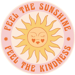 Feel the Sunshine Feel the Kindness Sticker