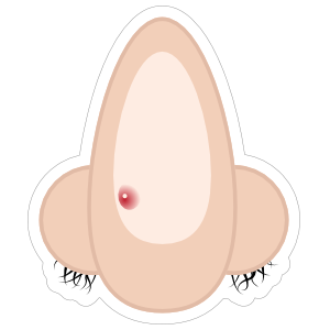 Gross Nose Emoji Sticker