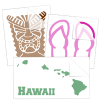 Hawaiian and Tropical Stickers