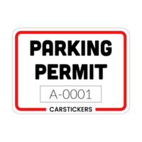 Create A Custom Parking Permit Decals