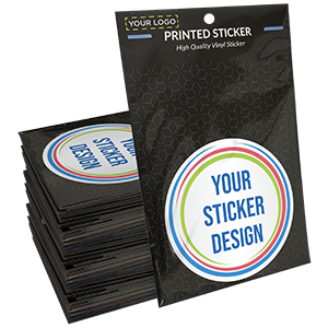 Retail Packaging for Printed Stickers