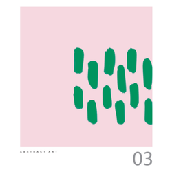 Simple Minimalist Abstract Shape Paint Swatch Sticker