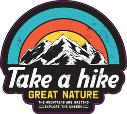 Take a Hike, Adventure Sticker